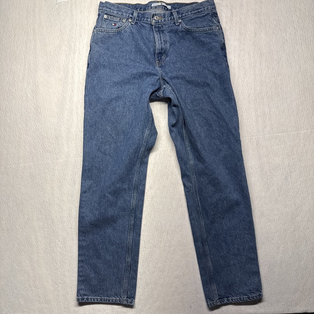 Tommy Hilfiger Blue Jeans Straight Leg Men's 32 X 32 - Picture 1 of 16